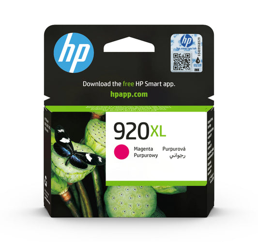 HP 920XL Original Ink Advantage Cartridge (CD973AE),Magenta