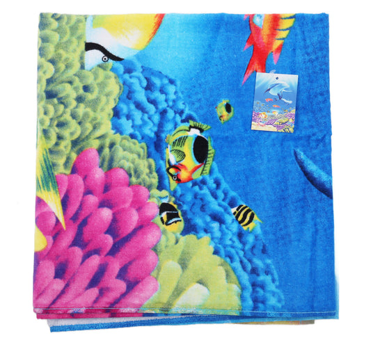 Maple Leaf Home Beach Towel Cotton Printed 70 x 140cm 06