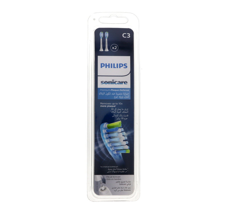 Philips Sonicare Premium Plaque Defense Replacement Brush Head 2pcs