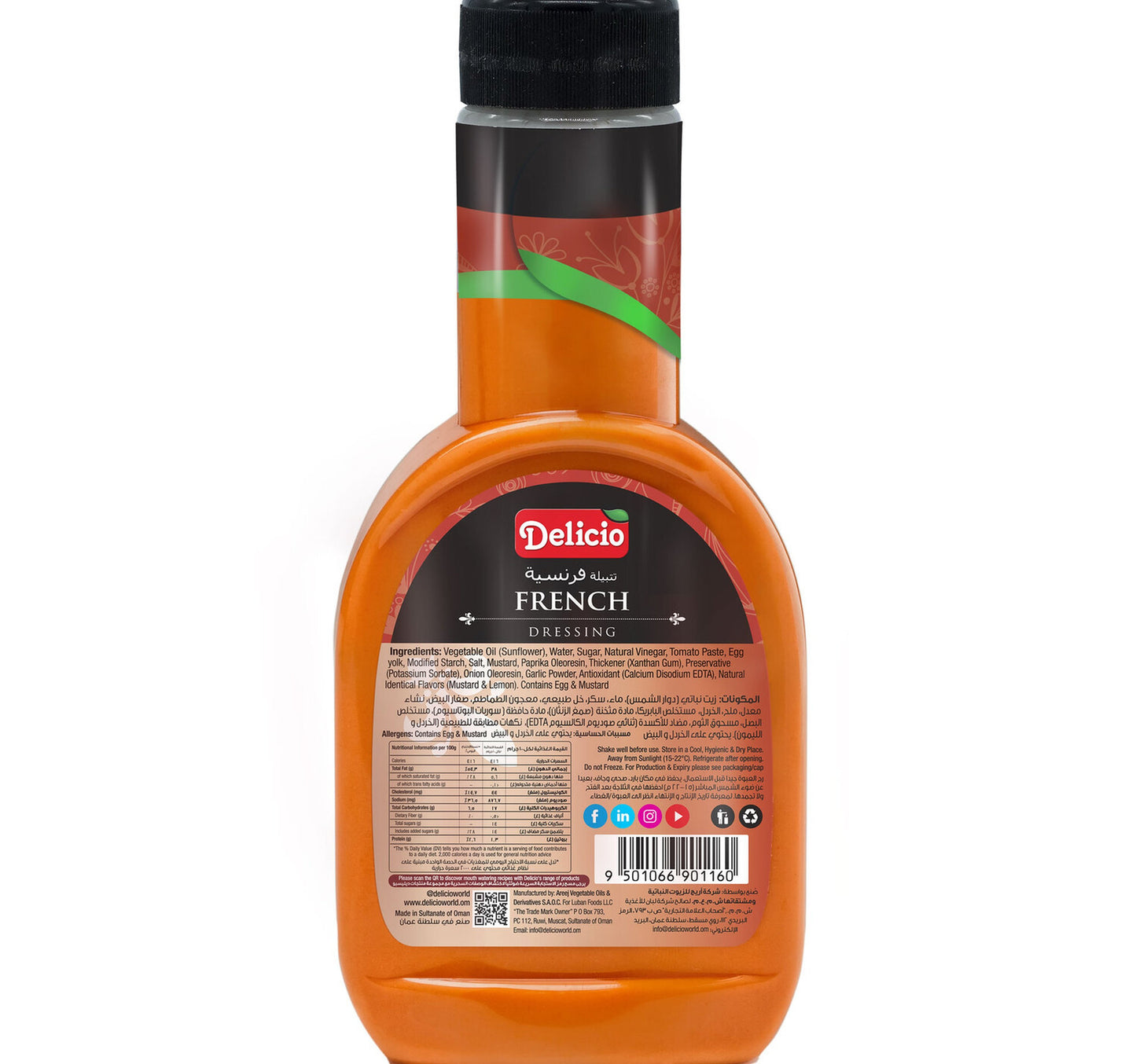 Delicio French Dressing 267 ml