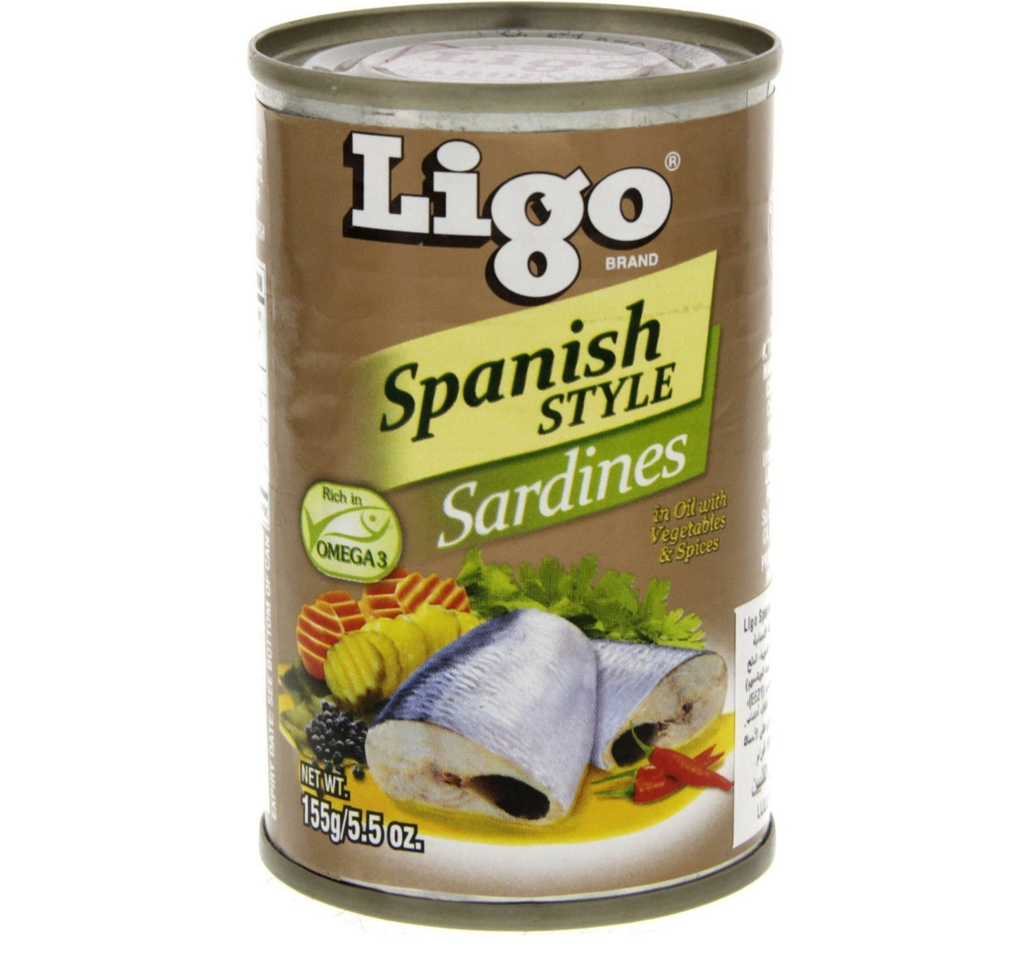 Ligo Spanish Style Sardines 155 g Lulu Hypermarket