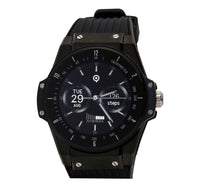 Ikon Men Smartwatch, 1.09 inch Display Black, IK-WM-08 Lulu Hypermarket