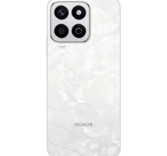 Honor X7c 4G Smartphone, 8 GB RAM, 256 GB Storage, Moonlight White