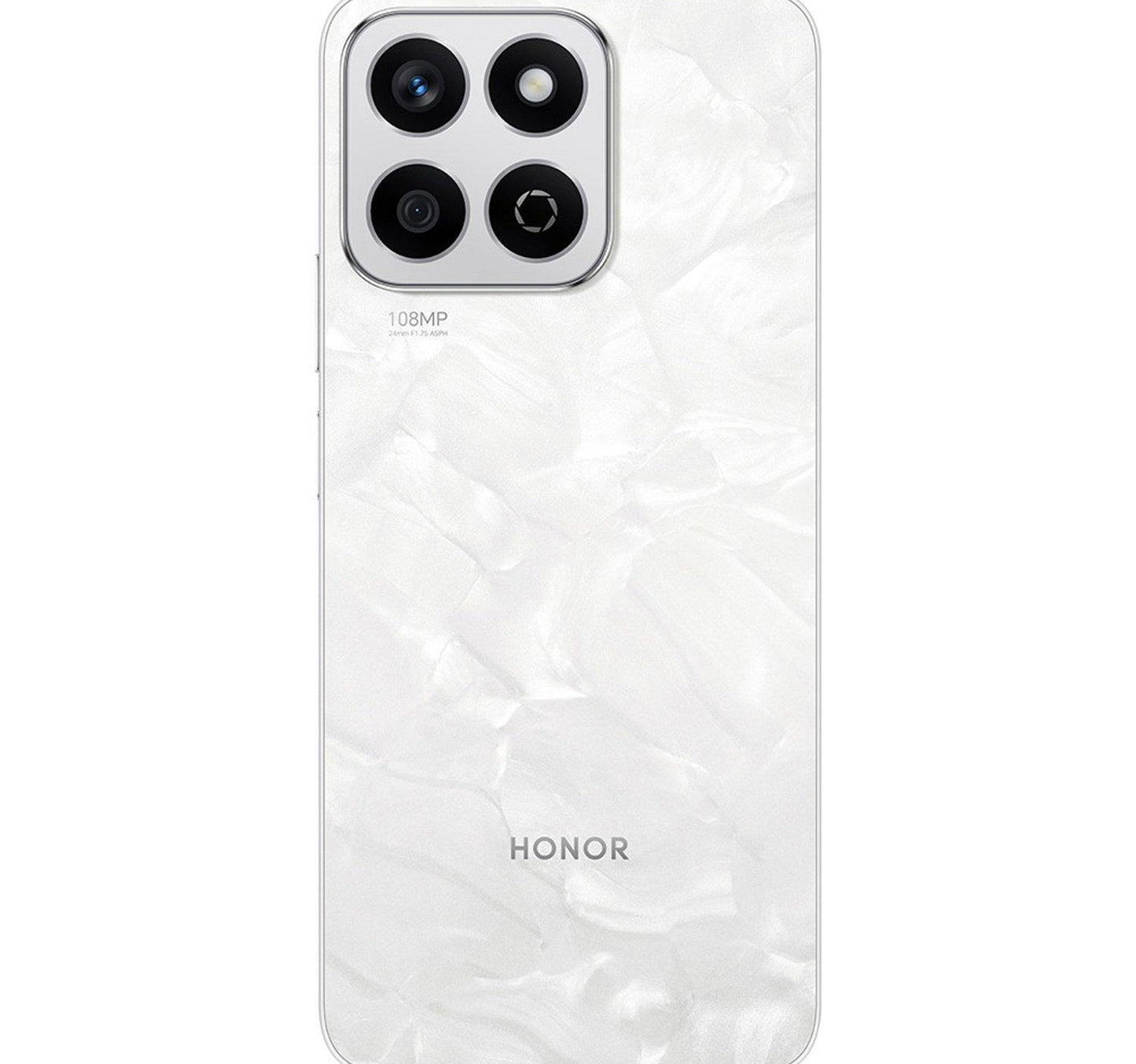 Honor X7c 4G Smartphone, 8 GB RAM, 256 GB Storage, Moonlight White