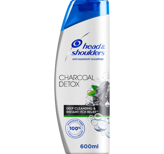 Head & Shoulders Charcoal Detox Anti-Dandruff Shampoo 600 ml