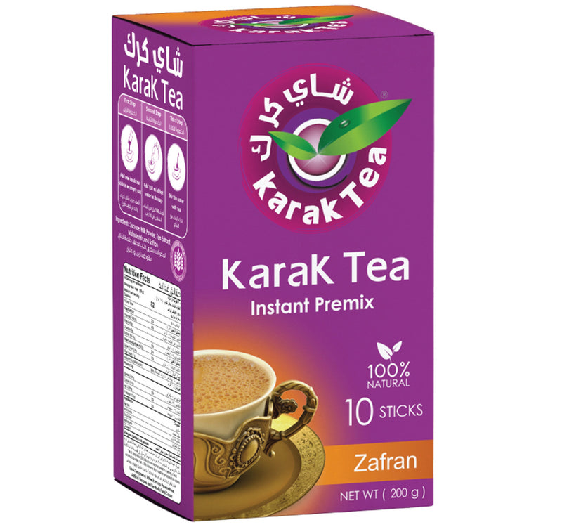 Karak Tea Instant Premix Zafran 10 pcs 200 g