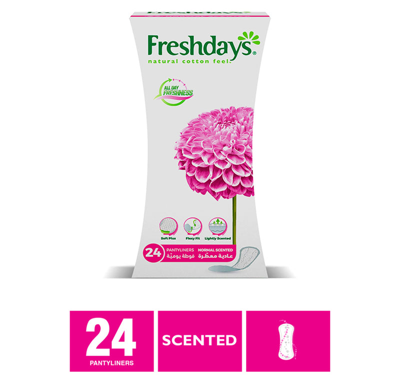 Freshdays Daily Liners Normal Scented 24 pcs