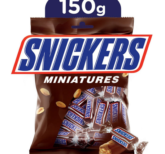 Snickers Miniatures Chocolate Bars 150 g Lulu Hypermarket