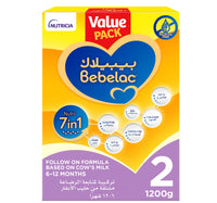 Bebelac Nutri 7in1 Stage 2 Follow On Formula From6-12 Months 1.2 kg