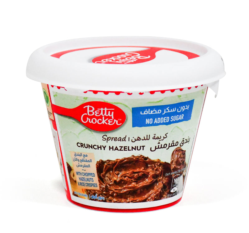 Betty Crocker Crunchy Hazelnut Spread No Added Sugar 200 g