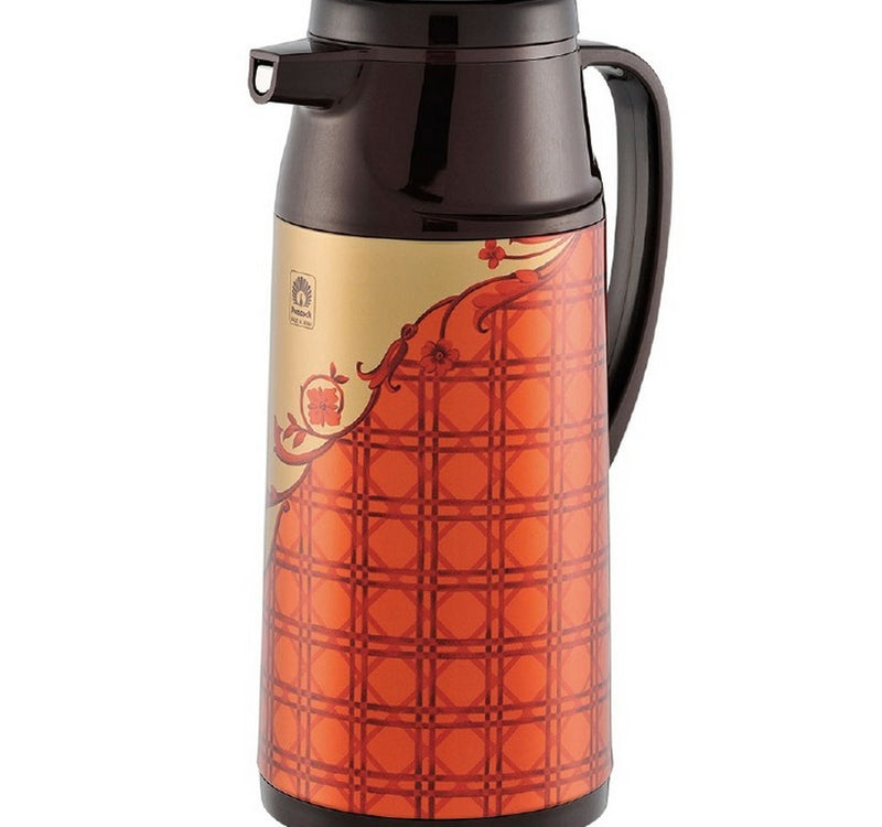 Peacock Flask Button 1.6Ltr Assorted