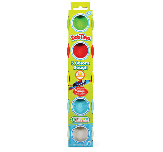 Doh Time Dough 5Pc Pack 1oz 3215
