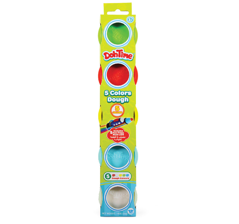 Doh Time Dough 5Pc Pack 1oz 3215