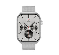 Swiss Military Smart Watch Alps 3 Silver Stainless Steel Lulu Hypermarket
