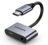 Ugreen 2 Ports USB-C Hub + 3.5 mm Audio Adapter, 50596 Lulu Hypermarket