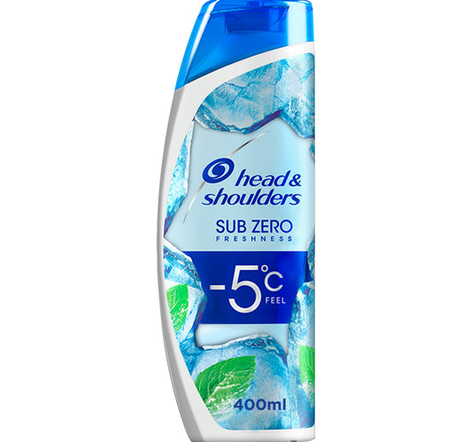 Head & Shoulders Sub-Zero Freshness Anti-Dandruff Shampoo for All Hair Types 400 ml