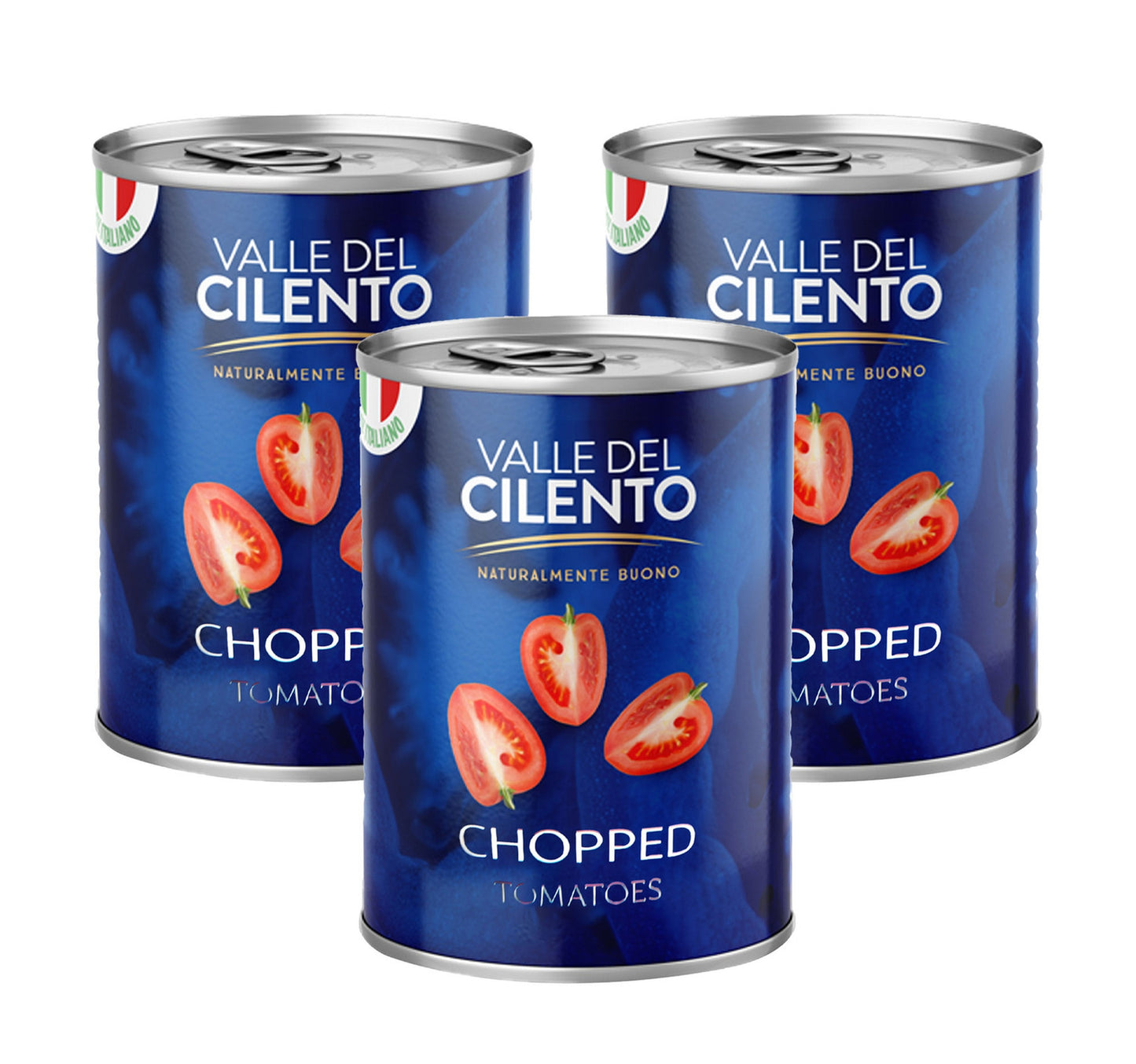 Valle Del Cilento Chopped Tomatoes 3 x 400 g Lulu Hypermarket