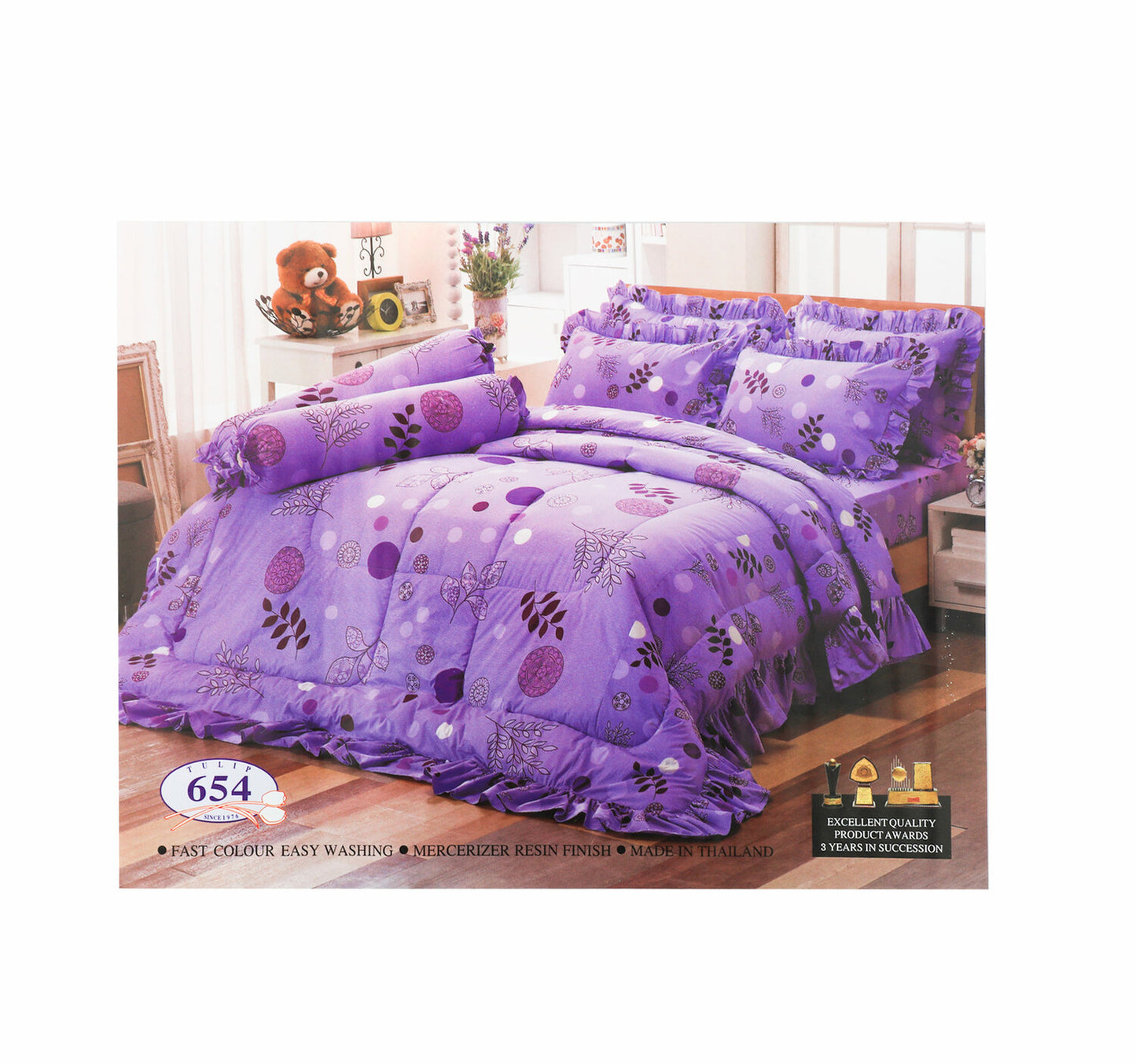 Tulip Bed Sheet - Double Assorted