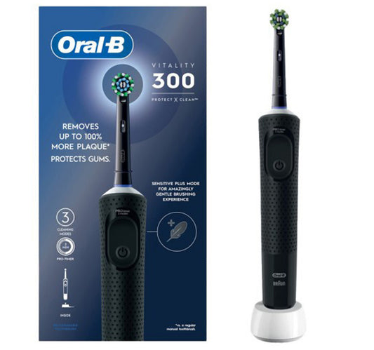 Oral-B Vitality D300 Rechargeable Toothbrush D103.413.3 Black