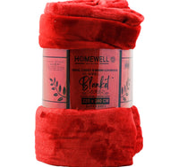 Homewell Flannel Blanket, 220 x 240 cm, Assorted