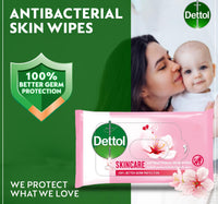 Dettol Skin Care Antibacterial Skin Wipes 3 x 10 pcs