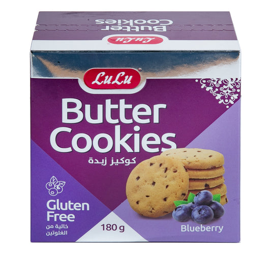 LuLu Gluten Free Blueberry Butter Cookies 180 g