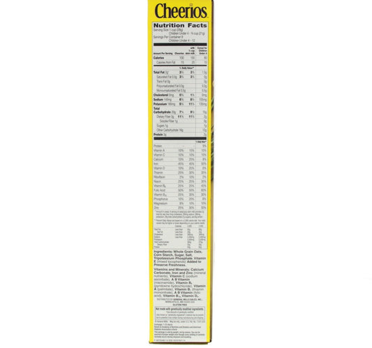 General Mills Cheerios Whole Grain Oats Cereal 252 g