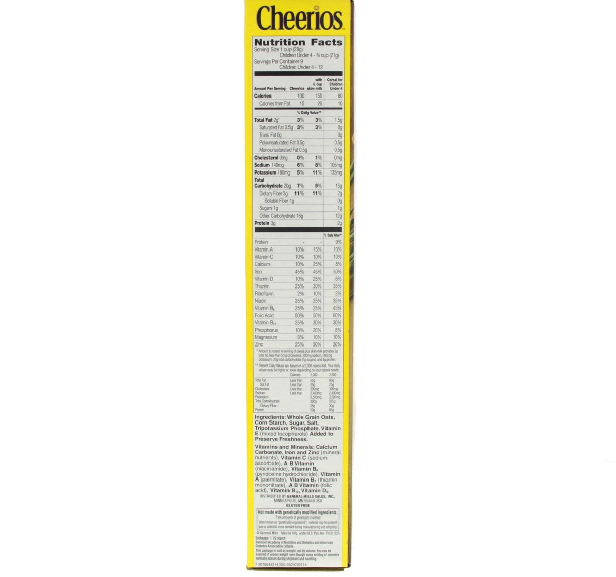 General Mills Cheerios Whole Grain Oats Cereal 252 g