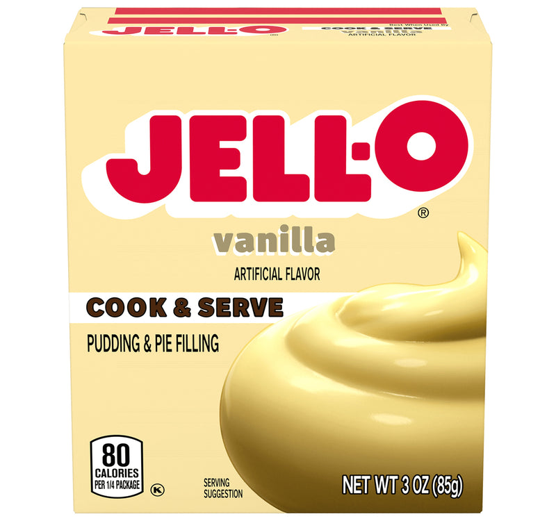 Jell-O Vanilla Cook & Serve Pudding & Pie Filling 85 g