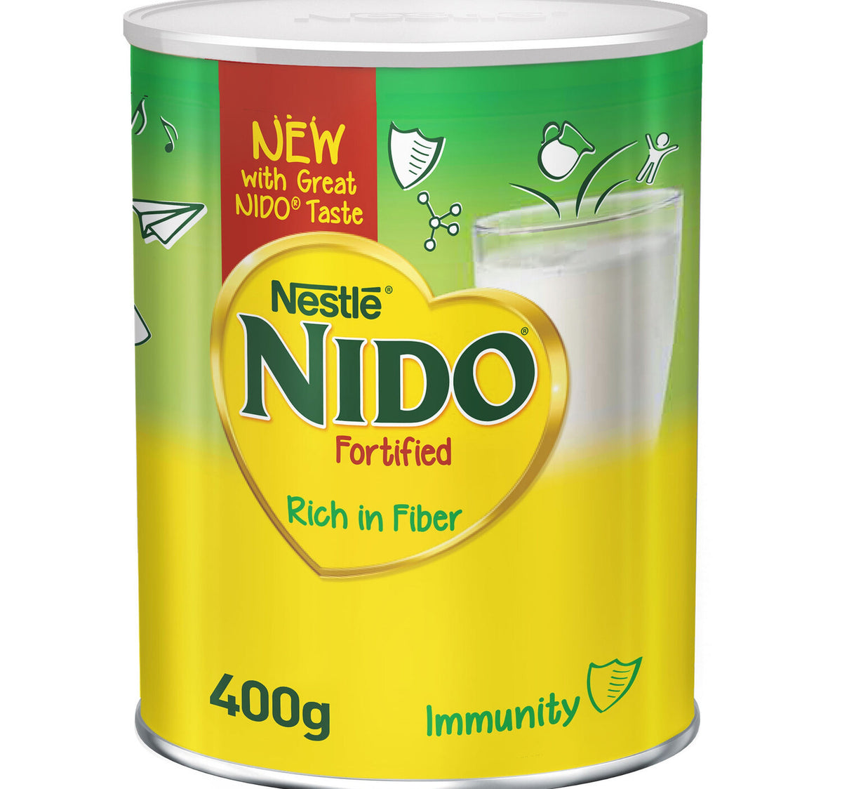 Nestle Nido Fortified Milk Powder Rich in Fiber 400 g Lulu Hypermarket