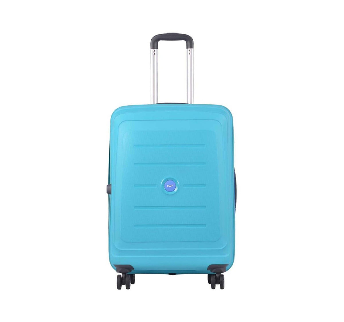 VIP 4Wheel Hard Trolley Manama Gold 67cm Blue