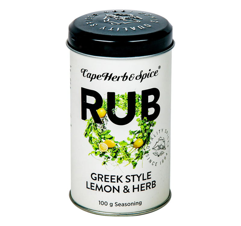 Cape Herb & Spice Rub Greek Style Lemon & Herb Seasoning 100 g