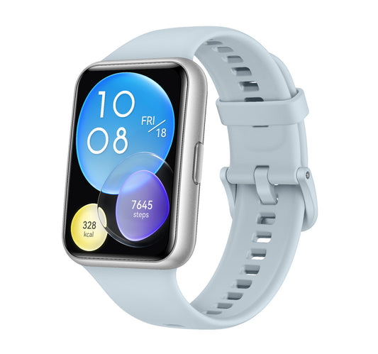Huawei Watch Fit 2 Active Edition Smartwatch, Isle Blue