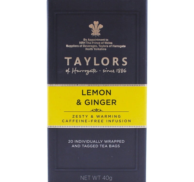 Taylors Lemon & Ginger Tea 20 Teabags 40 g