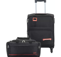 VIP Domina 4 Wheel Soft Trolley 69cm Black + Duffle Bag