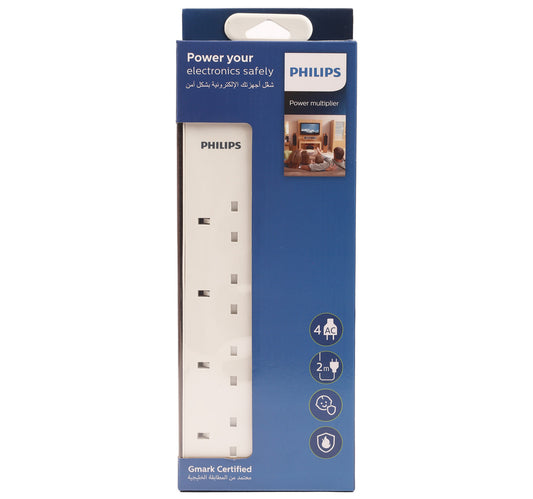 Philips Extension 4 Way SPN2546WA 2 Meter