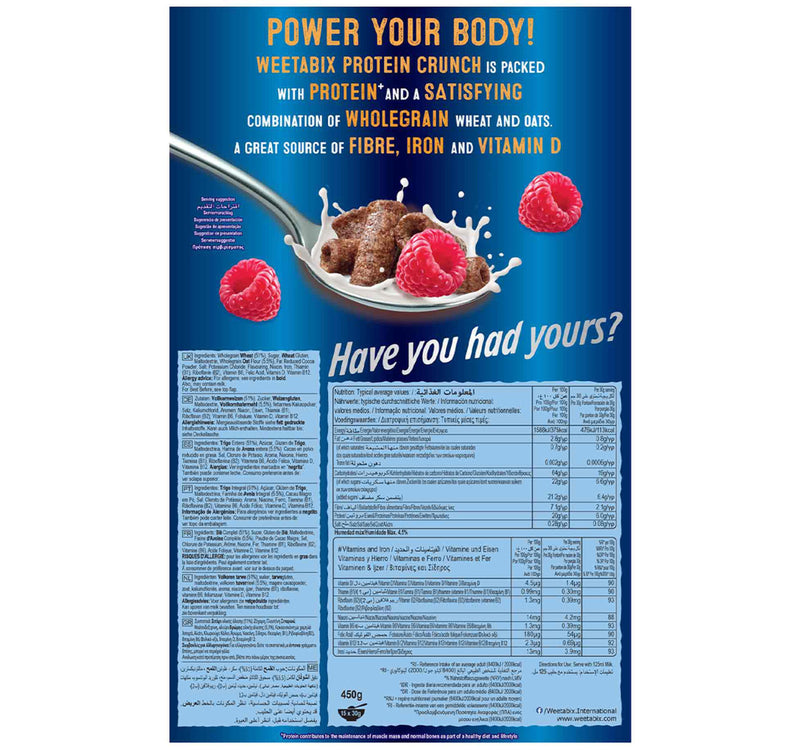 Weetabix Protein Crunch Chocolate Flavour 450 g