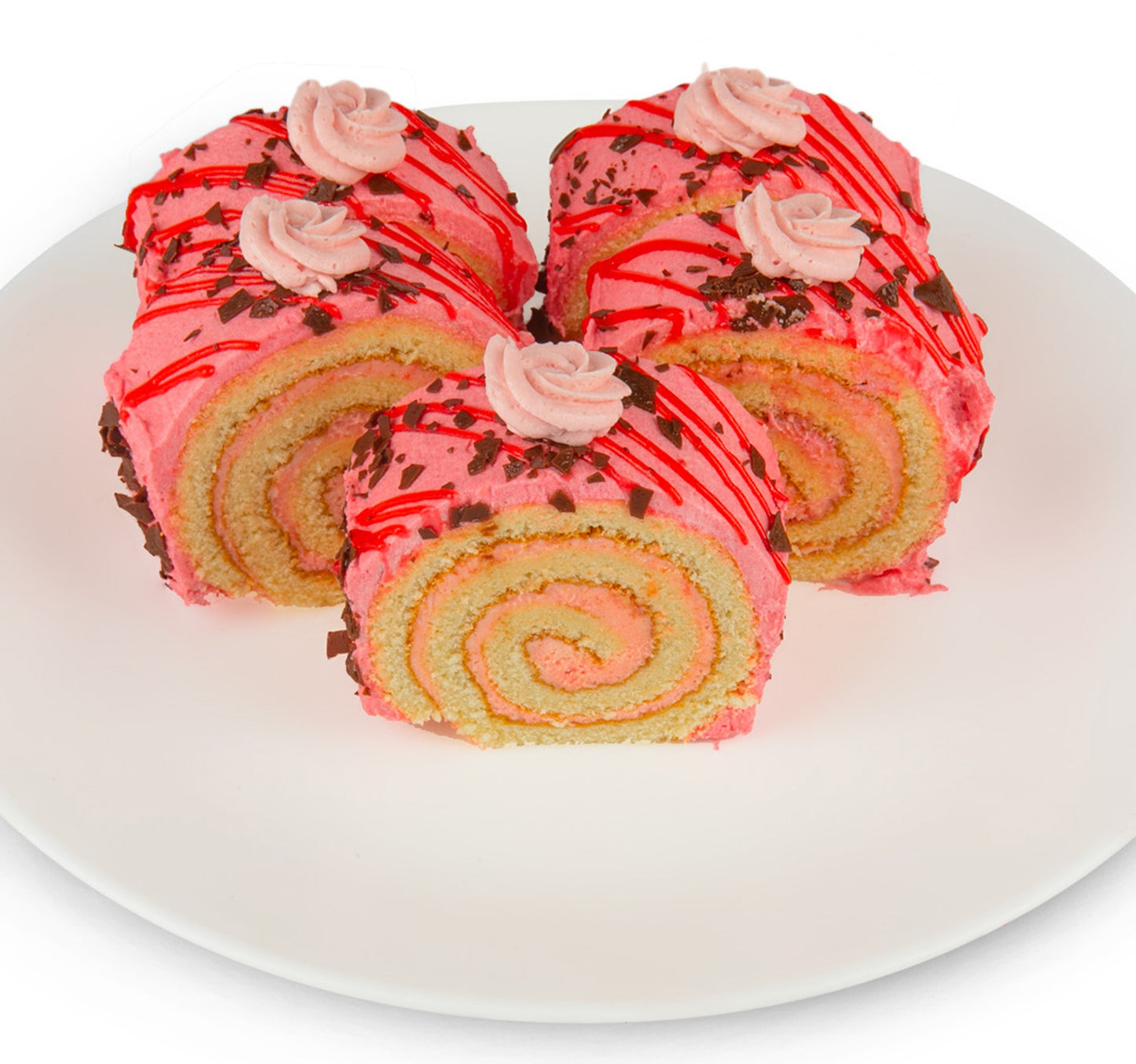 Strawberry Swiss Roll 5 pcs