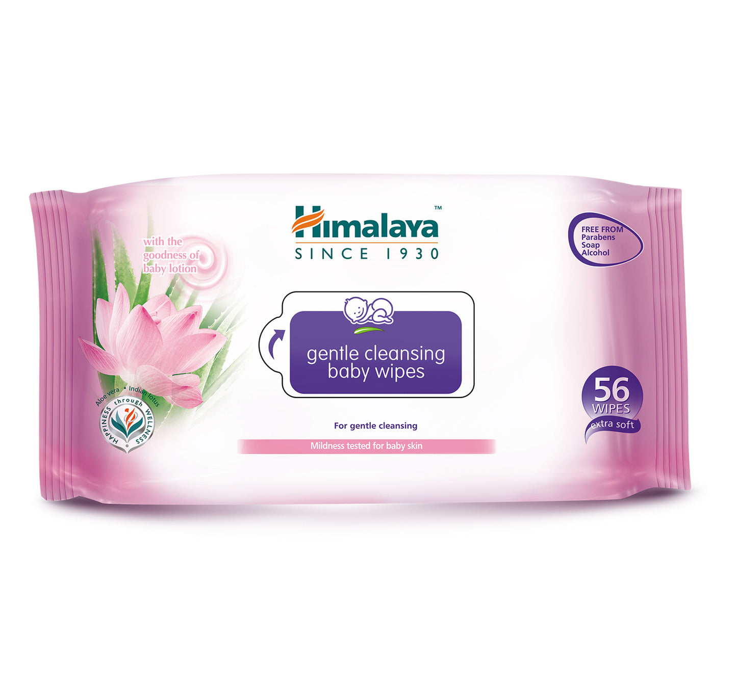 Himalaya Gentle Cleansing Baby Wipes 56 pcs