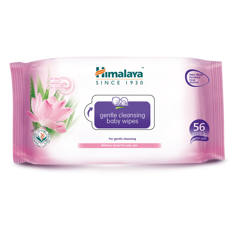 Himalaya Gentle Cleansing Baby Wipes 56 pcs