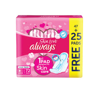 Always Skin Love Maxi Thick Large Pads 72 pcs