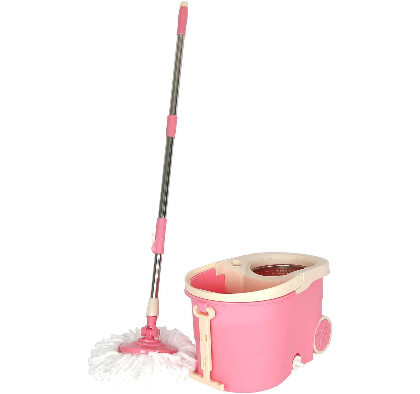 Smart Klean Spin Mop Steel Rim LJD-010 Assorted Color 1pc