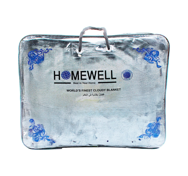 Homewell Cloudy Blanket, 220 x 240 cm, Assorted