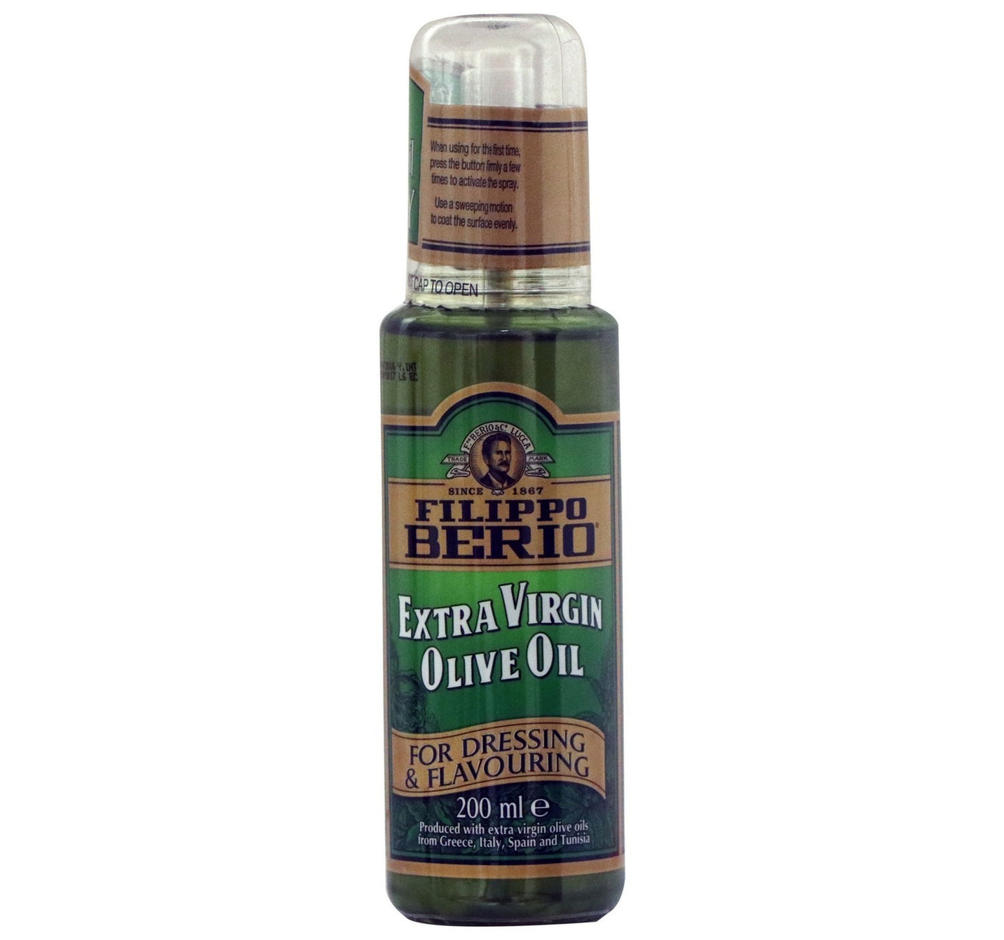 Filippo Berio Extra Virgin Olive Oil Spray 200 ml Lulu Hypermarket