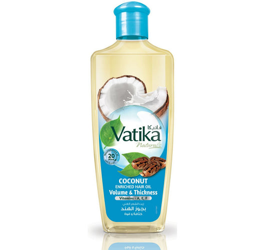 Vatika Naturals Coconut Enriched Hair Oil Volume & Thickness 300 ml