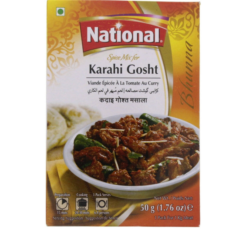 National Karahi Gosht Spice Mix 50 g Lulu Hypermarket