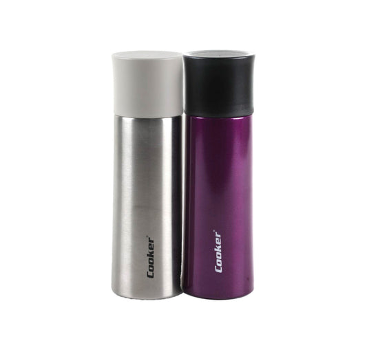 Cooker Steel Vacuum Bottle 400 ml Assorted 1Pc