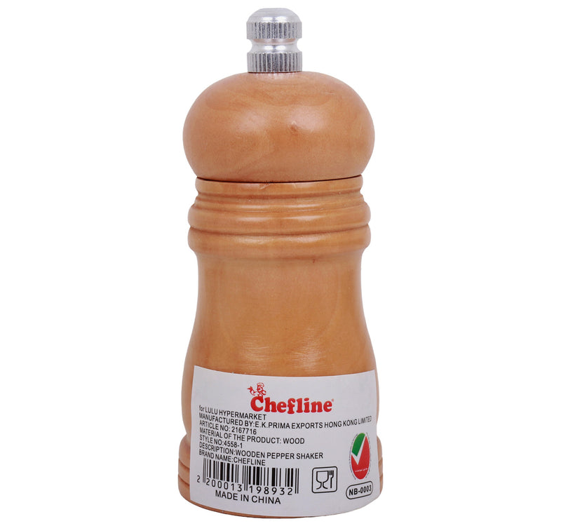 Chefline Wood Salt Pepper Shaker, 45581MKT