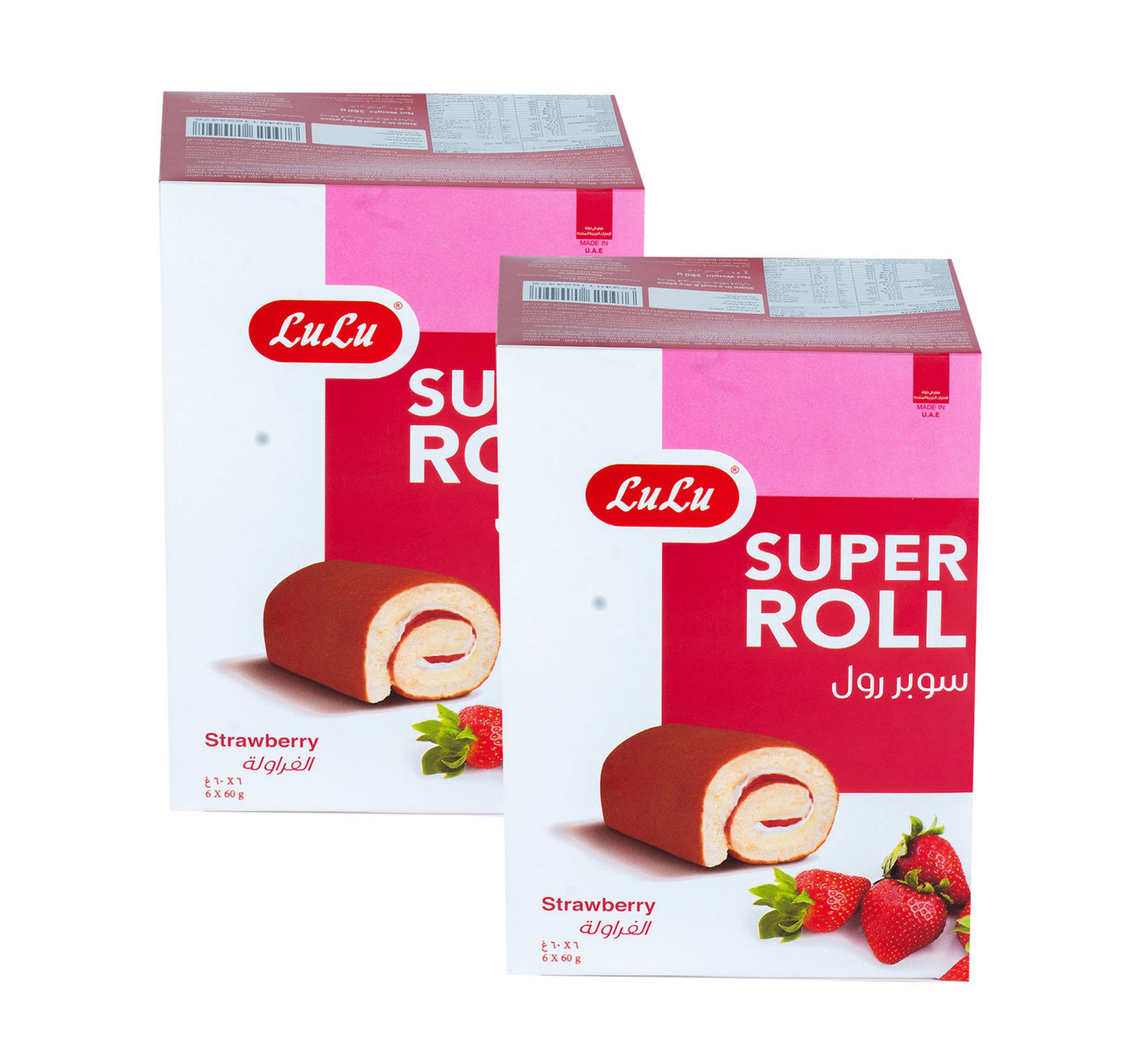 LuLu Super Roll Strawberry 2 x 360 g