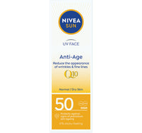 كريم نيفيا صن للوجه بحماية عالية من الأشعة فوق البنفسجية UVA وUVB SPF 50 50 مل